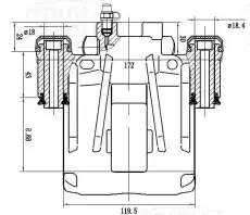 Суппорт тормозной TRIALLI CF 162162