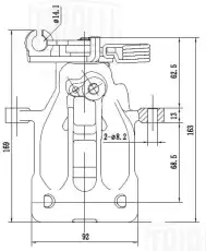 Суппорт тормозной TRIALLI CF 103554