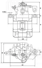 Суппорт тормозной TRIALLI CF 182014