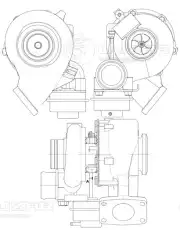 турбокомпрессор!\ VW Crafter TD04L4-VG 2.5D 06> LAT1870 LUZAR