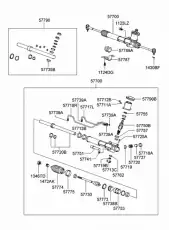 Рулевая рейка HYUNDAI / KIA 5770039000