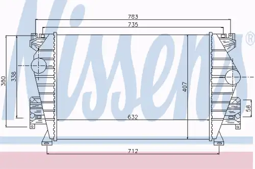 Интеркулер NISSENS 96734