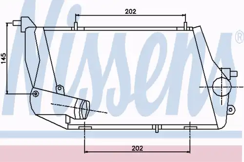 Интеркулер NISSENS 96674