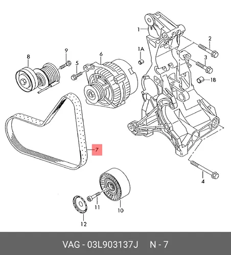 VAG 03L 903 137 J