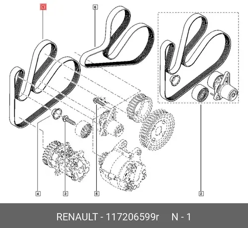 RENAULT 117206599R