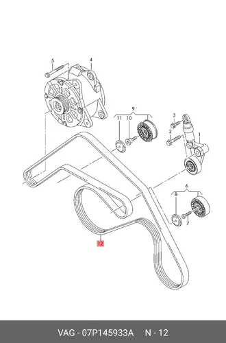 VAG 07P 145 933 A