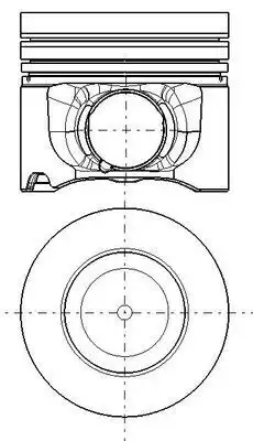 Поршень 028 PI 00178 000 MAHLE