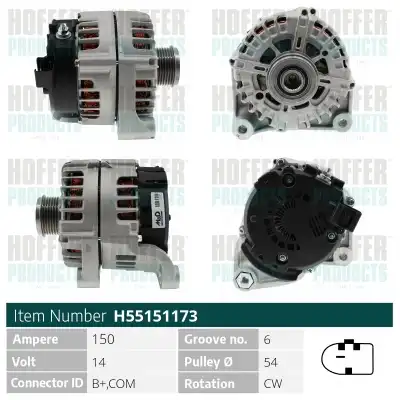 Генератор HOFFER H55151173