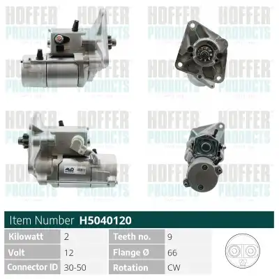 Стартер HOFFER H5040120