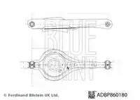 Рычаг подвески BLUE PRINT ADBP860180