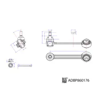 Рычаг подвески BLUE PRINT ADBP860176