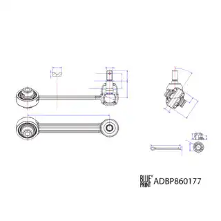 Рычаг подвески BLUE PRINT ADBP860177