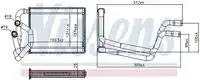 707245 Радиатор салона NISSENS