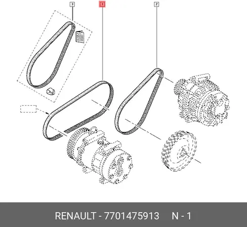 RENAULT 7701475913