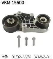 ролик натяжной ремня ГРМ!\ Opel Omega/Vectra 2.5/3.0 V6 93> VKM15500 SKF