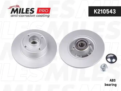 Тормозной диск MILES K210543