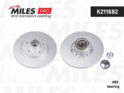 Тормозной диск MILES K211682