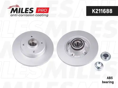 Тормозной диск MILES K211688