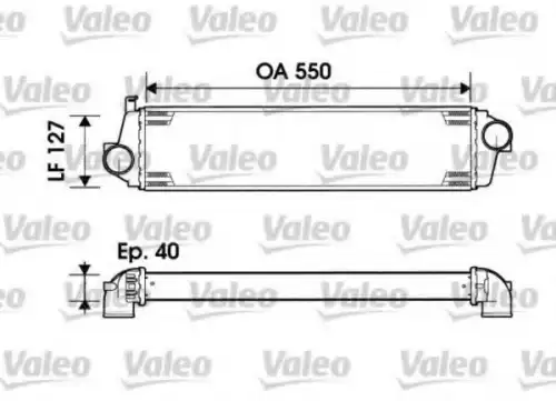 Интеркулер VALEO 817875