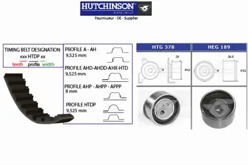 ремкомплект ГРМ Maz KH 387 HUTCHINSON