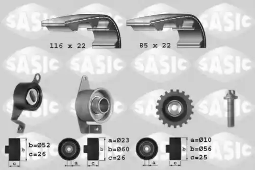 Комплект ремня ГРМ 1756011 SASIC