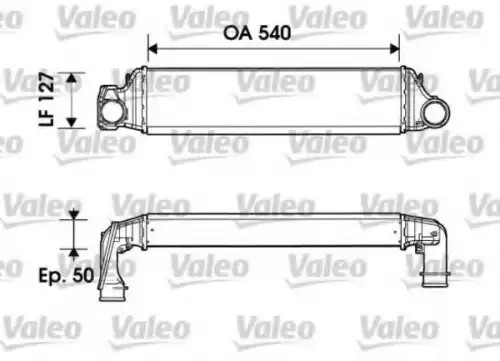 Интеркулер VALEO 817874