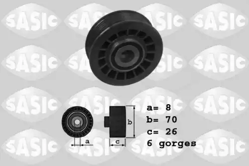 ролик обводной MB 1626143 SASIC