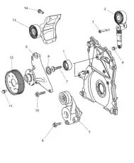 натяжитель ремня MB 5175588AA JEEP