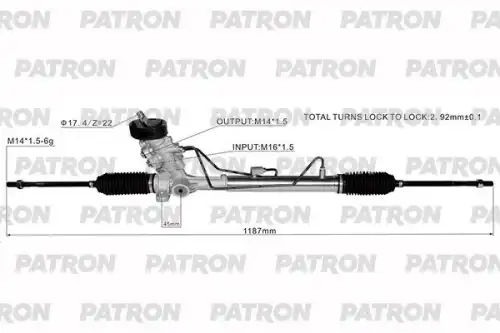 Рулевая рейка PATRON PSG1056