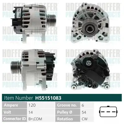 Генератор HOFFER H55151083