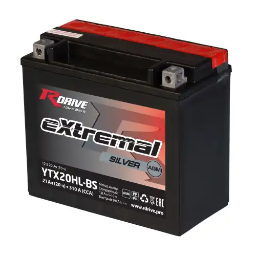 Аккумулятор RDRIVE YTX20HL