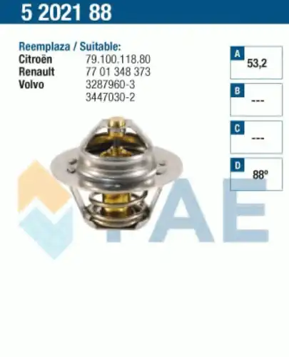 Термостат системы охлаждения FAE 5202188