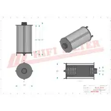 Фильтр масляный HIFI SO 8055