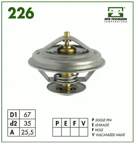 Термостат системы охлаждения MTE-THOMSON 226.87