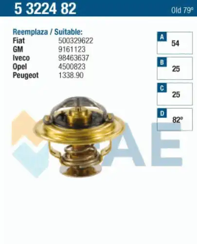 Термостат системы охлаждения FAE 5322482