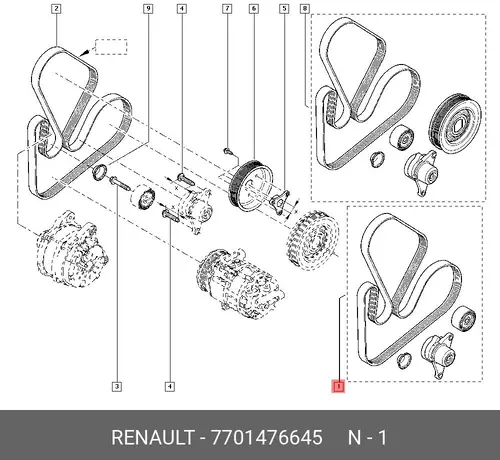 RENAULT 7701476645