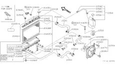 Шланг радиатора 2150353Y00 NISSAN