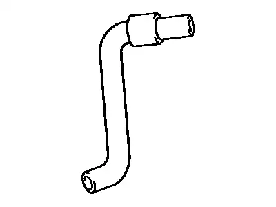 Шланг радиатора 1657262010 TOYOTA / LEXUS