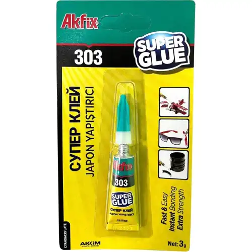 Akfix Супер клей 303 3 гр GA0031
