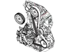 Ремень ГРМ 68029524AA JEEP