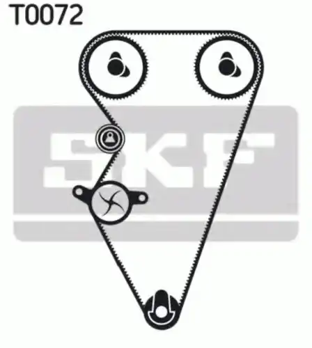 ремень ГРМ Rov VKMC07301 SKF