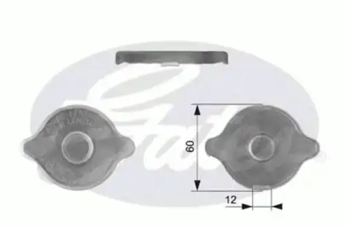 Крышка радиатора GATES RC121