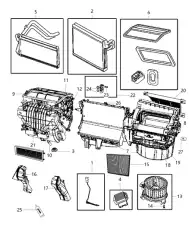 Салонный фильтр MOPAR 05058693AA