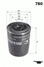 Фильтр масляный MECAFILTER ELH4273