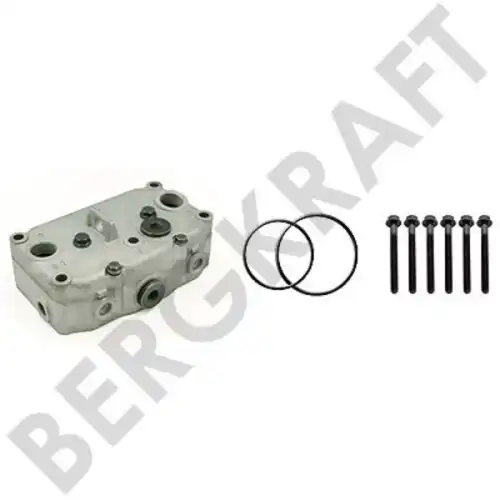 ГБЦ КОМПРЕССОРА В СБОРЕ+УПЛОТНЕНИЯ+БОЛТ BK1122721AS BERGKRAFT
