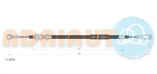 Трос ручного тормоза ADRIAUTO 11.0245