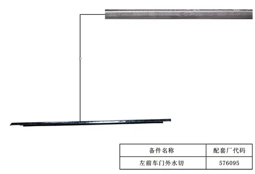 Уплотнитель двери GEELY 5079089100