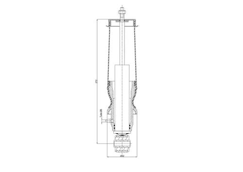 Амортизатор кабины BLACKTECH 11001CA