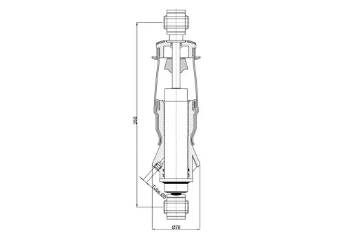 Амортизатор кабины BLACKTECH 11026CA