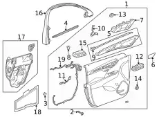 F-MOLDING 86792038 GM